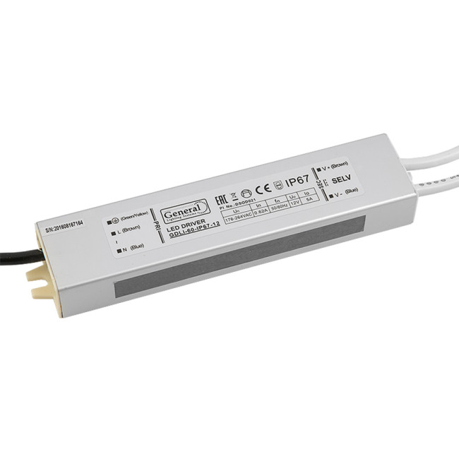 Драйвер General GDLI-60-IP67-12 513300 Драйвер General GDLI-60-IP67-12 513300