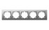 Рамка пятиместная ELBI Zena 500-011000-250 Рамка пятиместная ELBI Zena 500-011000-250