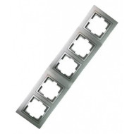 Рамка на 5 постов Mono Electric Despina антрацит 102-240000-164 Рамка на 5 постов Mono Electric Despina антрацит 102-240000-164