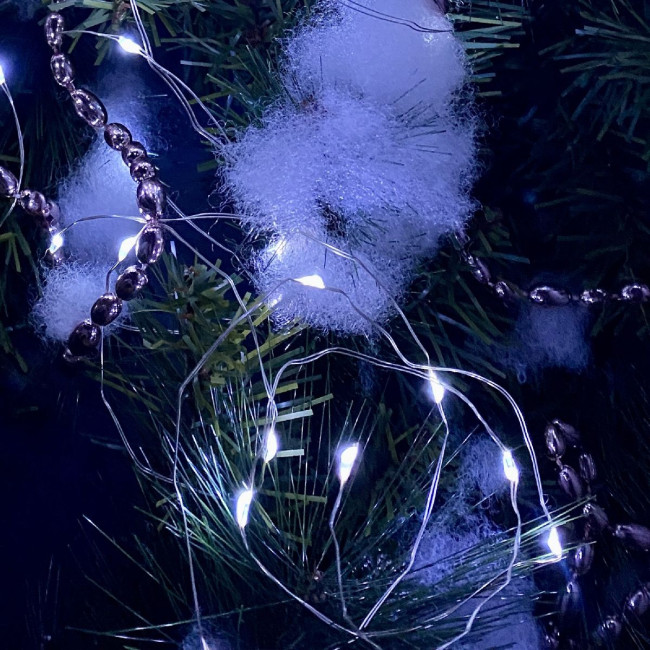 Гирлянда Uniel ULD-S0200-020/SСB/2AA WHITE IP20 DEW UL-00010896