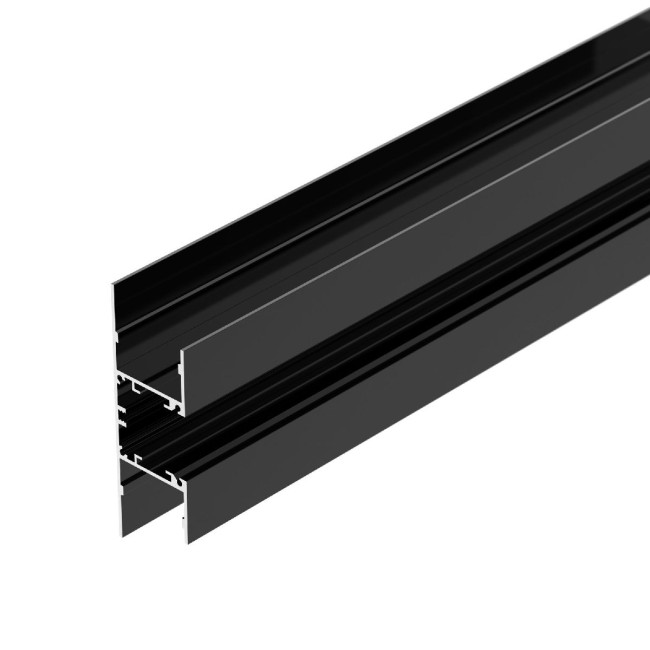 Алюминиевый профиль Arlight WALL-2575-DUAL-2000 ANOD BLACK 052332 Алюминиевый профиль Arlight WALL-2575-DUAL-2000 ANOD BLACK 052332