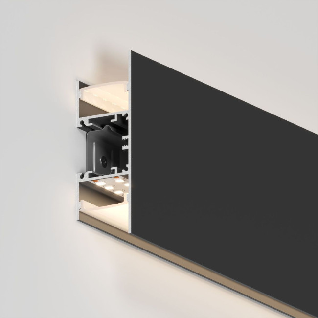 Алюминиевый профиль Arlight WALL-2575-DUAL-2000 ANOD BLACK 052332 Алюминиевый профиль Arlight WALL-2575-DUAL-2000 ANOD BLACK 052332