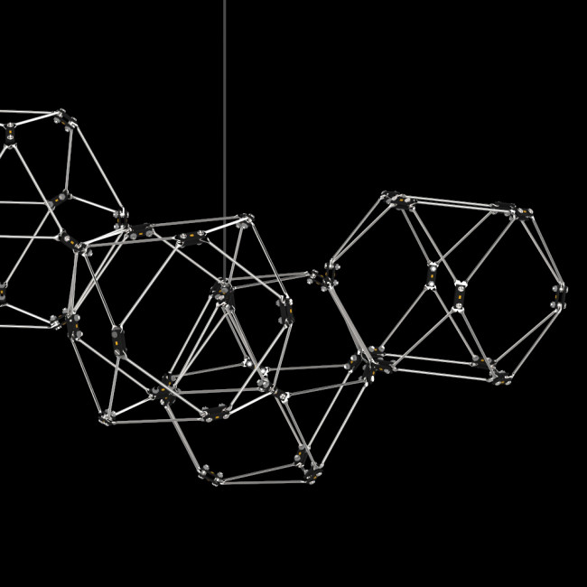 Подвесной светильник Delight Collection Lucciola MD18001068-14A chrome Подвесной светильник Delight Collection Lucciola MD18001068-14A chrome