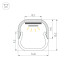 Профиль Arlight LINE-D-1515-2000 SQUARE ANOD (Алюминий) 061083