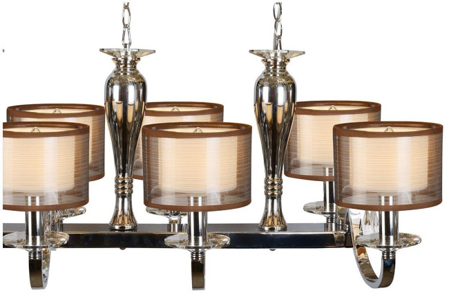 Подвесная люстра iLamp Mario RM16001/8PCR Подвесная люстра iLamp Mario RM16001/8PCR