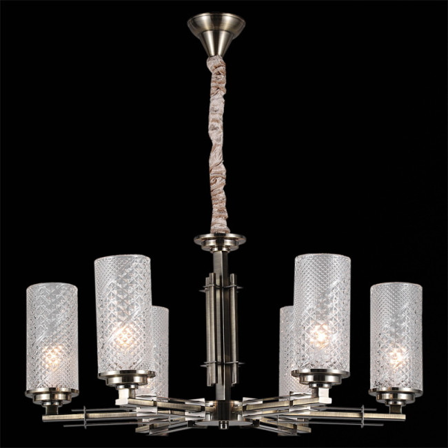 Подвесная люстра Illumico IL8682-6P-10 BR Подвесная люстра Illumico IL8682-6P-10 BR