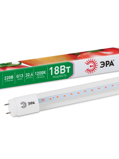 Фитолампа для растений Эра FITO-18W-RB-Т8-G13-NL Б0042990