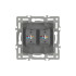 Механизм компьютерной розетки двойной Arlight SCT-MPC2-PL-GR (RJ-45, CAT6) 045338 Механизм компьютерной розетки двойной Arlight SCT-MPC2-PL-GR (RJ-45, CAT6) 045338