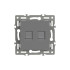 Механизм компьютерной розетки двойной Arlight SCT-MPC2-PL-GR (RJ-45, CAT6) 045338 Механизм компьютерной розетки двойной Arlight SCT-MPC2-PL-GR (RJ-45, CAT6) 045338