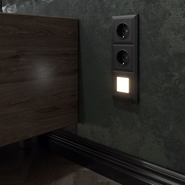 Розетка с заземлением Werkel черный матовый W1171008 4690389156878 Розетка с заземлением Werkel черный матовый W1171008 4690389156878