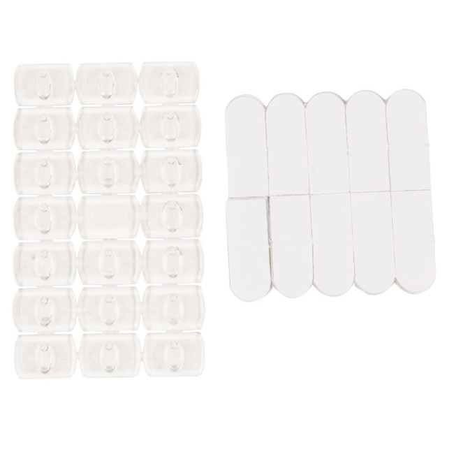 Крючки для монтажа гирлянд Uniel UCC-Y11 CLEAR 020 POLYBAG UL-00009937