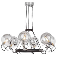 Подвесная люстра Lumina Deco LDP 9110-6 BK+CHR