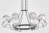 Подвесная люстра Lumina Deco LDP 9110-6 BK+CHR