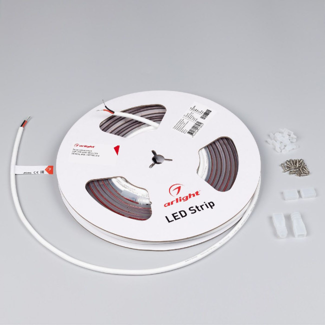 Светодиодная лента герметичная Arlight CSP-PFS-X320-10mm 24V White6000 (10 W/m, IP68, TWP100, 5m) 045050