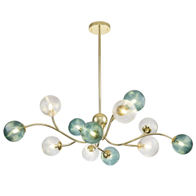 Люстра на штанге Indigo Selva 11032/12R Gold V000298 Люстра на штанге Indigo Selva 11032/12R Gold V000298