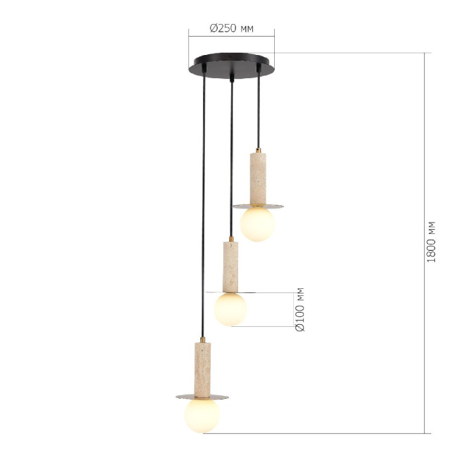 Подвесной светильник ST Luce Earthy SL1194.303.03 Подвесной светильник ST Luce Earthy SL1194.303.03