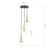 Подвесной светильник ST Luce Earthy SL1194.303.03 Подвесной светильник ST Luce Earthy SL1194.303.03