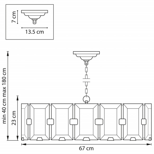 Подвесная люстра Lightstar Novara 713287 Подвесная люстра Lightstar Novara 713287
