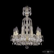 Подвесная люстра Bohemia Ivele Crystal 1402/10/141/XL-58 G Подвесная люстра Bohemia Ivele Crystal 1402/10/141/XL-58 G