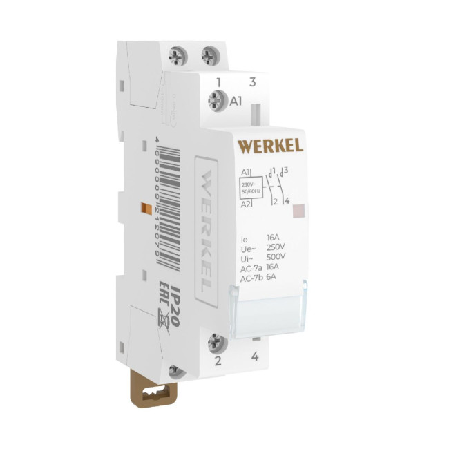 Контактор модульный Werkel W941M16O 4690389212079 a069472 Контактор модульный Werkel W941M16O 4690389212079 a069472