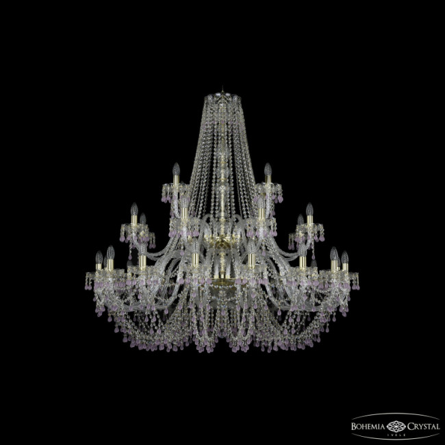 Подвесная люстра Bohemia Ivele Crystal 1410/16+8+4/460/2d G V7010