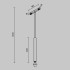 Трековый магнитный светильник Maytoni Focus LED TR226-4-5WTW-M-DSZ-W Трековый магнитный светильник Maytoni Focus LED TR226-4-5WTW-M-DSZ-W