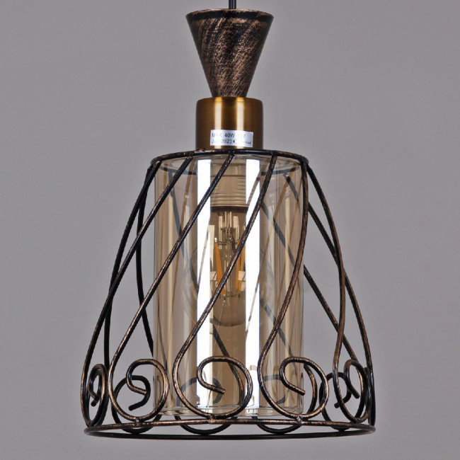 Подвесной светильник Reluce 03609-0.4-01 BK+GD Подвесной светильник Reluce 03609-0.4-01 BK+GD