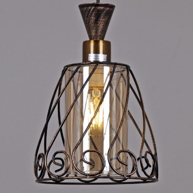 Подвесной светильник Reluce 03609-0.4-01 BK+GD Подвесной светильник Reluce 03609-0.4-01 BK+GD