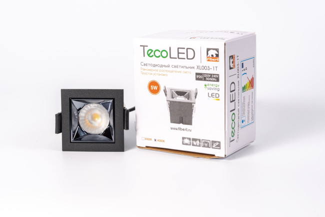 Встраиваемый светодиодный светильник Fiberli XL003-1T(W) 12130304 Встраиваемый светодиодный светильник Fiberli XL003-1T(W) 12130304