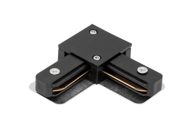 L-коннектор для однофазного трека DesignLed CN2-BL-L 003725 L-коннектор для однофазного трека DesignLed CN2-BL-L 003725