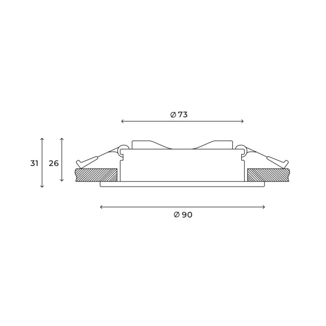 Точечный светильник Hesby Lighting Harstad HSBL_0215 Точечный светильник Hesby Lighting Harstad HSBL_0215