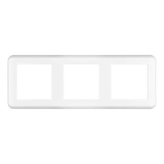 Рамка трехместная Arlight FRM-VERSA-PL-3-WH 043782
