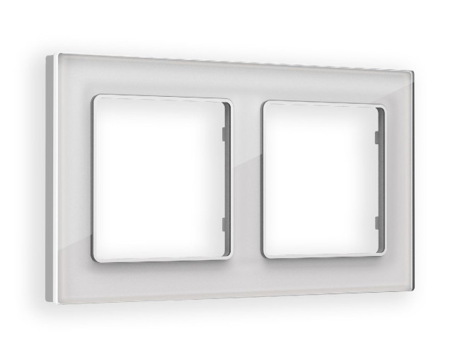 Рамка двухместная Ambrella Volt Platos AF330402 Рамка двухместная Ambrella Volt Platos AF330402