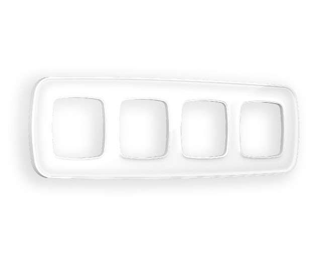 Рамка четырехместная Ambrella Volt Coint OF640104 Рамка четырехместная Ambrella Volt Coint OF640104