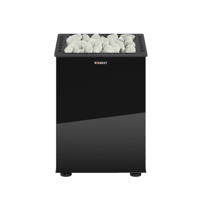 Электрокаменка EVEREST «BLACK CRYSTAL» S180 (пульт управления в комплекте)