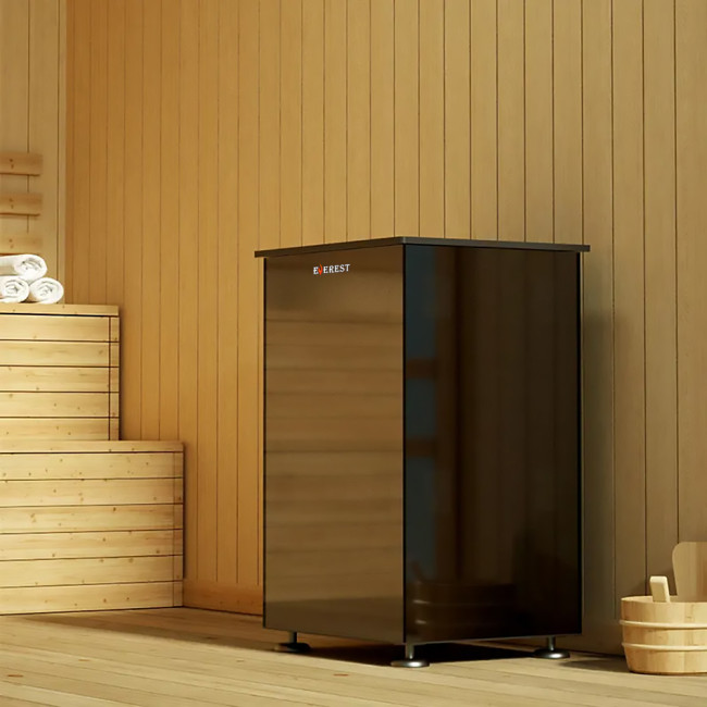 Электрокаменка EVEREST «BLACK CRYSTAL» S180 (пульт управления в комплекте)