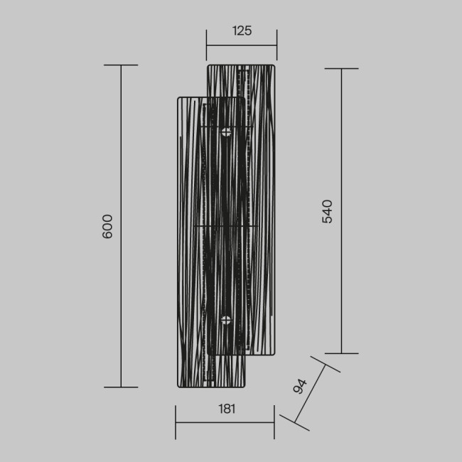 Настенный светильник Maytoni Frostum MOD439WL-L10BSK Настенный светильник Maytoni Frostum MOD439WL-L10BSK