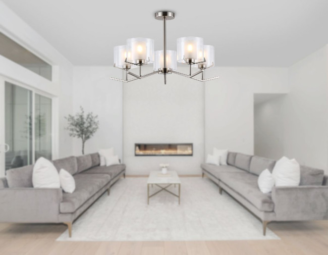 Люстра на штанге Ambrella Light High Light Modern LH57001 Люстра на штанге Ambrella Light High Light Modern LH57001