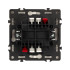 Механизм выключателя двухклавишный проходной Arlight LED SWT-NOBE-MKP2-SFPL-L-CA (230V, 10A) 059421
