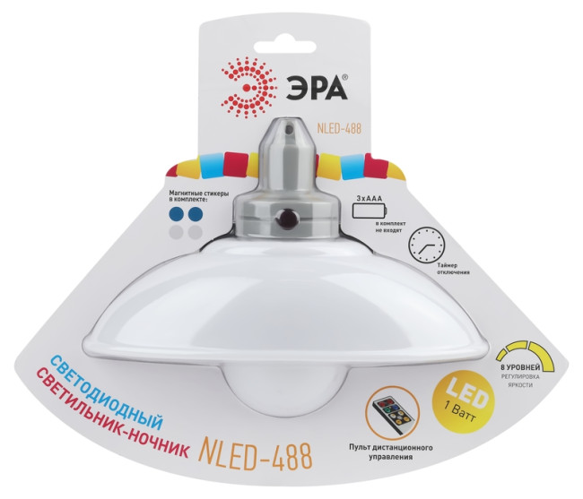 Настенный светильник Эра NLED-488-1W-MS-W Б0051478 Настенный светильник Эра NLED-488-1W-MS-W Б0051478