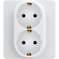 Розетка двойная с/з Legrand Inspiria 673750