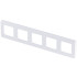 Рамка пятиместная Legrand Inspiria 673976 Рамка пятиместная Legrand Inspiria 673976