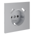 Накладка для розетки с заземлением и защитными шторками, с USB A+A Voltum S70 (серый) VLS000916 Накладка для розетки с заземлением и защитными шторками, с USB A+A Voltum S70 (серый) VLS000916