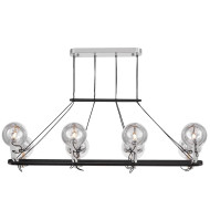 Подвесная люстра Lumina Deco LDP 9110-8-PR BK+CHR