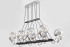 Подвесная люстра Lumina Deco LDP 9110-8-PR BK+CHR