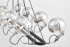 Подвесная люстра Lumina Deco LDP 9110-8-PR BK+CHR