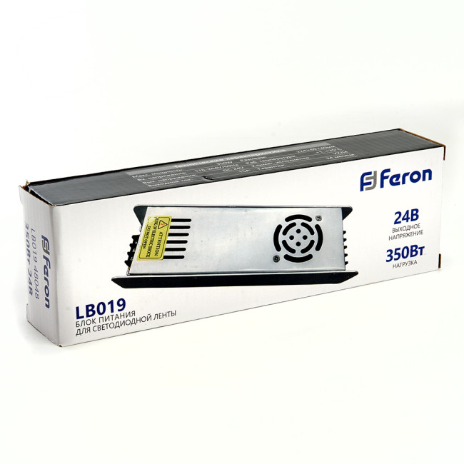 Трансформатор для светодиодной ленты Feron LB019 350Вт 24В IP20 48048 Трансформатор для светодиодной ленты Feron LB019 350Вт 24В IP20 48048