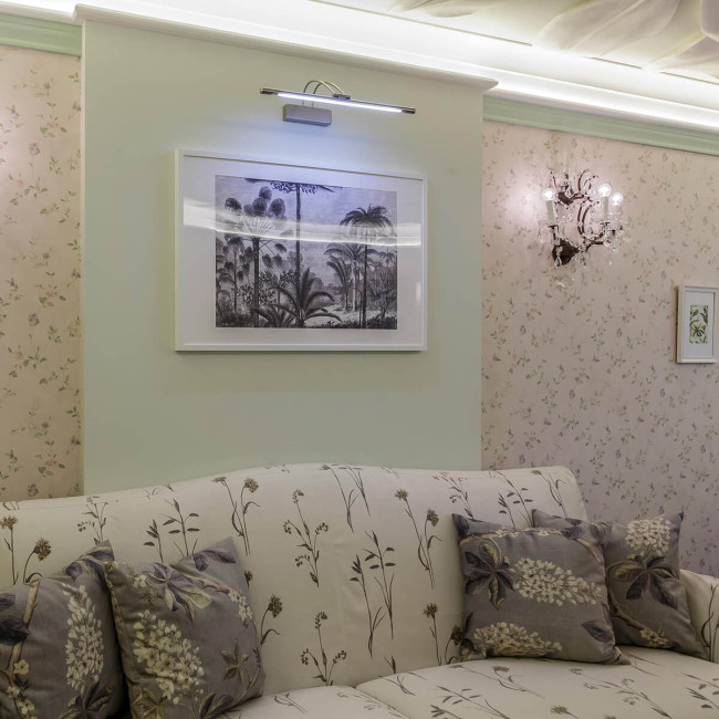 Подсветка для картин Elektrostandard Simple LED 10W 1011 IP20 никель 4690389106149 Подсветка для картин Elektrostandard Simple LED 10W 1011 IP20 никель 4690389106149