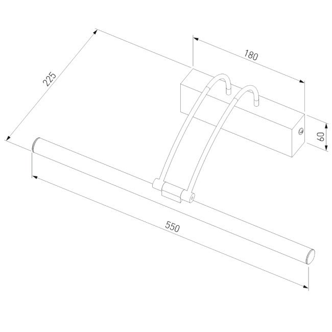 Подсветка для картин Elektrostandard Simple LED 10W 1011 IP20 никель 4690389106149 Подсветка для картин Elektrostandard Simple LED 10W 1011 IP20 никель 4690389106149
