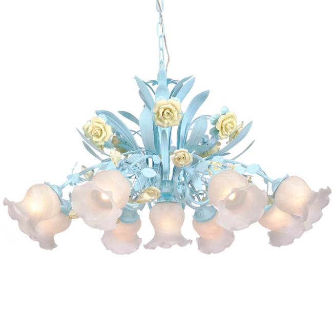Подвесная люстра Lucia Tucci Fiori Di Rose 184.8.1 Подвесная люстра Lucia Tucci Fiori Di Rose 184.8.1